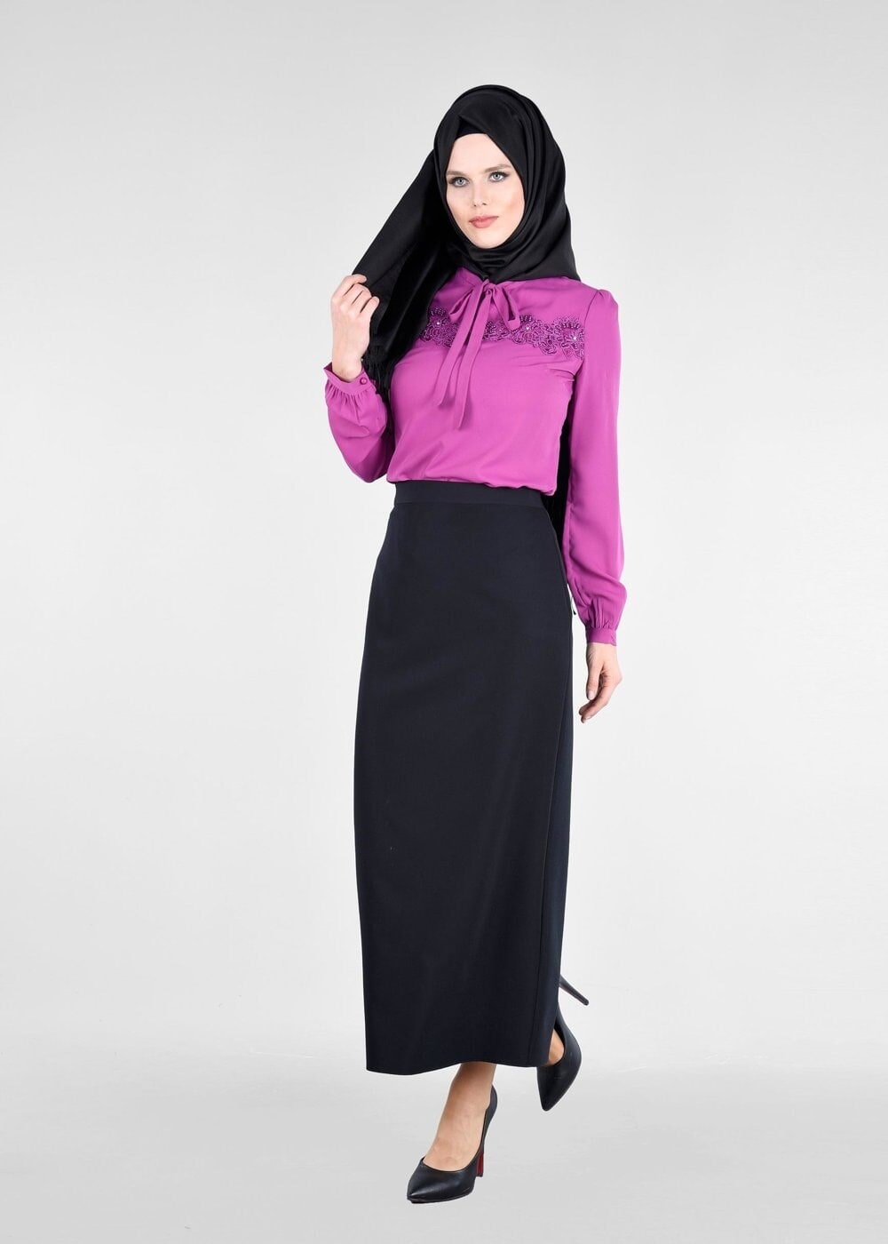 Tesettür giyim MOR T 4588 6384 Tesettür  Bluz-Alv Fashion