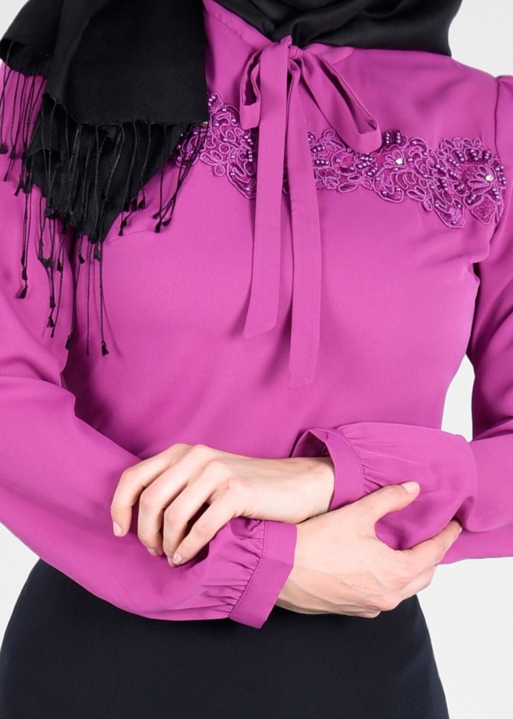 Tesettür giyim MOR T 4588 6384 Tesettür  Bluz-Alv Fashion