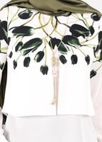 Hijab clothing CREAM LILLY PATTERN BLOUSE 5165 