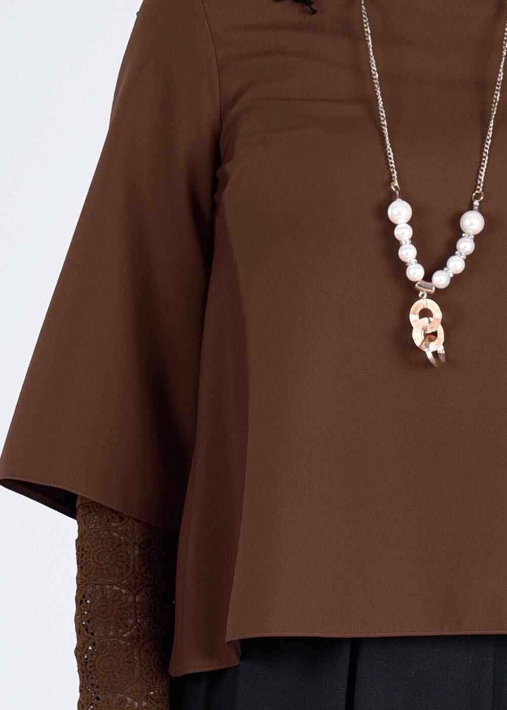 Vêtements hijab TABA T 9131 Kasırga-Dantelli Bluz