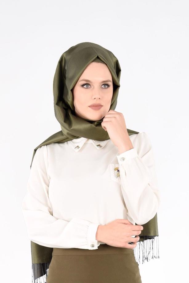 Vêtements hijab  BLOUSE WITH LACED COLLAR 9770  - TRENDTESETTÜR