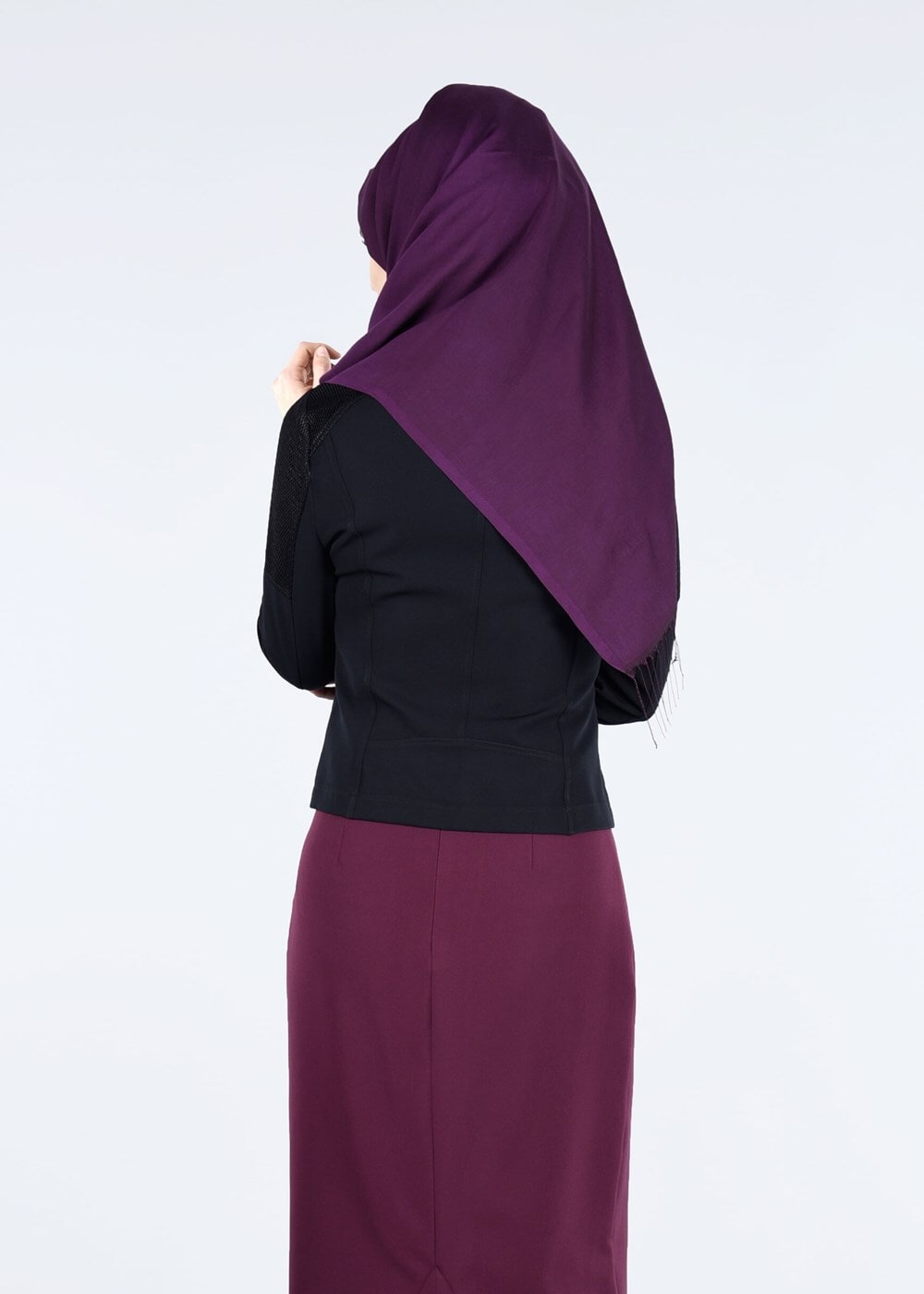 Tesettür giyim SİYAH T 4398 Dilma Tesettür 43551 Ceket-Alv Fashion