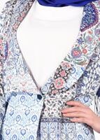 Tesettür giyim LACİVERT T 4623 Datça 6906 Ceket-Alv Fashion