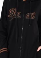 Tesettür giyim SİYAH T 7441 Bwest -Kapşonlu Spor Ceket