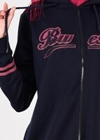 Tesettür giyim LACİVERT T 7441 Bwest -Kapşonlu Spor Ceket