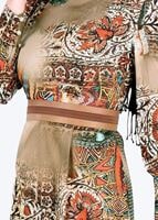 Tesettür giyim VİZON T 4230 Rosa Tesettür Elbise-Alv Fashion