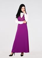Tesettür giyim MOR T 4568 New Alya 2&prime;li Tesettür Elbise-Alv Fashion