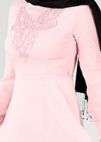 Tesettür giyim PUDRA T 4658 New Multi Şifon Elbise-Alv Fashion