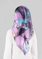 Tesettür giyim MOR T 12845 ALVİNA DESENLİ EŞARP