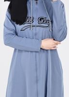 Vêtements hijab BLEU T 89905 Allday- Tesettür Penye Hırka