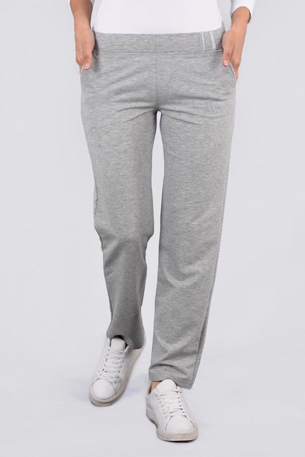 Vêtements hijab GRIS T 7198 Elsie Eşofman Alt-Alv Fashion - TRENDTESETTÜR