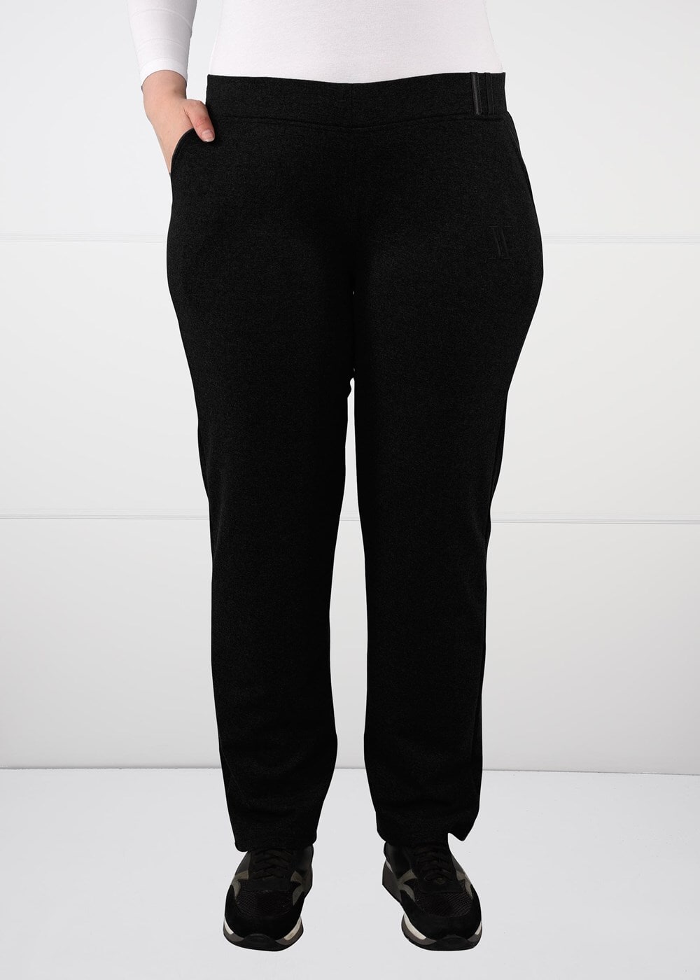 Hijab clothing BLACK T 7199 Elise Eşofman Alt-Alv Fashion