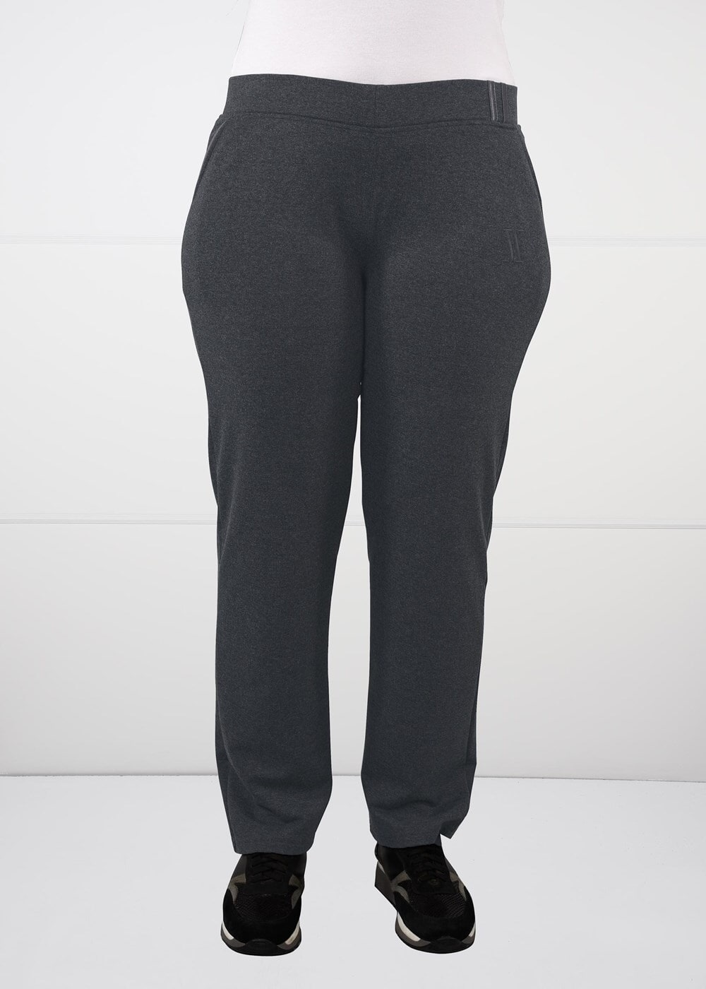 Vêtements hijab GRIS T 7199 Elise Eşofman Alt-Alv Fashion