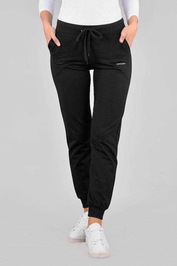 Vêtements hijab NOIR T 7201 Elsie Eşofman Alt-Alv Fashion - TRENDTESETTÜR