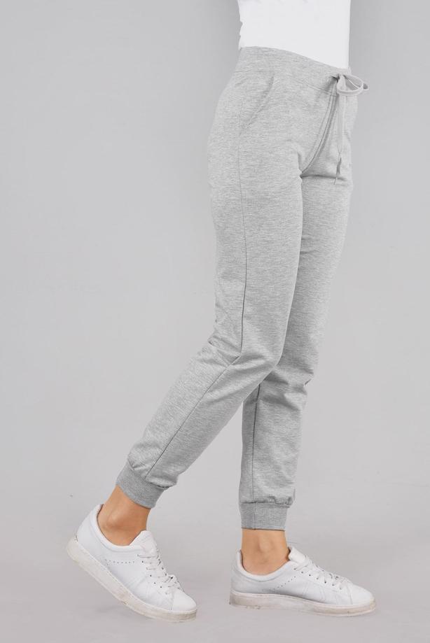 Vêtements hijab GRIS T 7201 Elsie Eşofman Alt-Alv Fashion - TRENDTESETTÜR