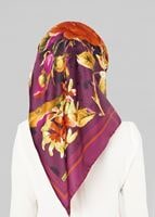 Tesettür giyim MÜRDÜM T 12778 ALVİNA DESENLİ EŞARP