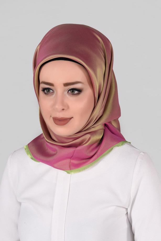 Hijab clothing GREEN T 74010 YASEMİN EŞARP-PİRAMİT - TRENDTESETTÜR