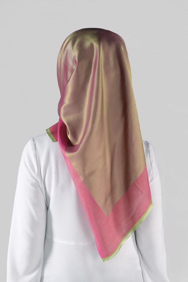 Hijab clothing GREEN T 74010 YASEMİN EŞARP-PİRAMİT - TRENDTESETTÜR