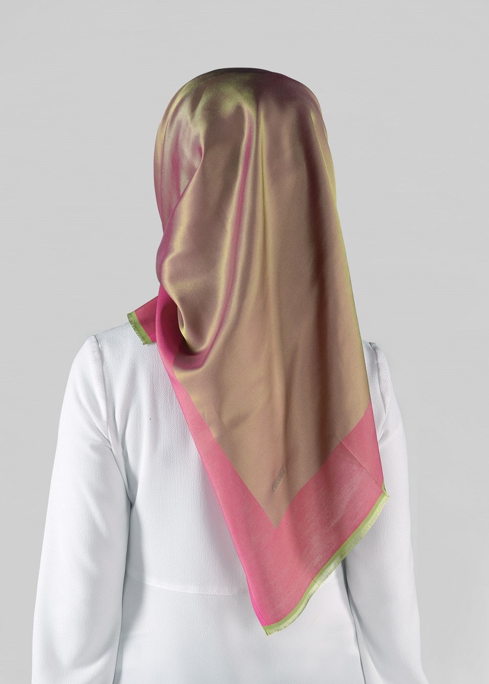 Vêtements hijab VERT T 74010 YASEMİN EŞARP-PİRAMİT