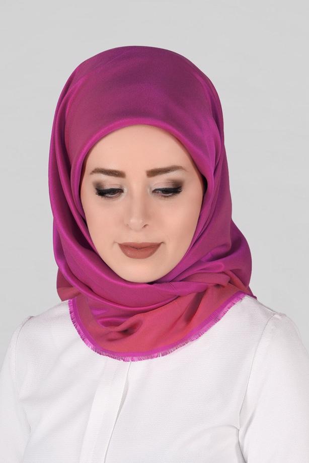 Vêtements hijab FUCHSIA T 74010 YASEMİN EŞARP-PİRAMİT - TRENDTESETTÜR
