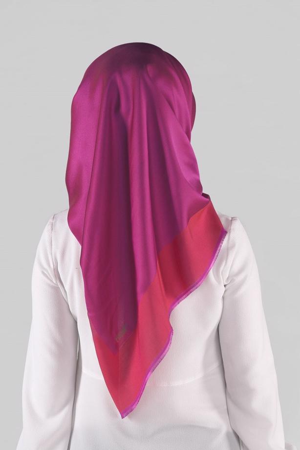 Hijab clothing FUCHSIA T 74010 YASEMİN EŞARP-PİRAMİT - TRENDTESETTÜR