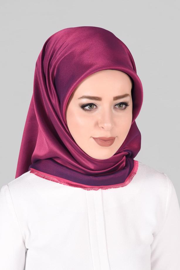 Vêtements hijab FUCHSIA T 74010 YASEMİN EŞARP-PİRAMİT - TRENDTESETTÜR