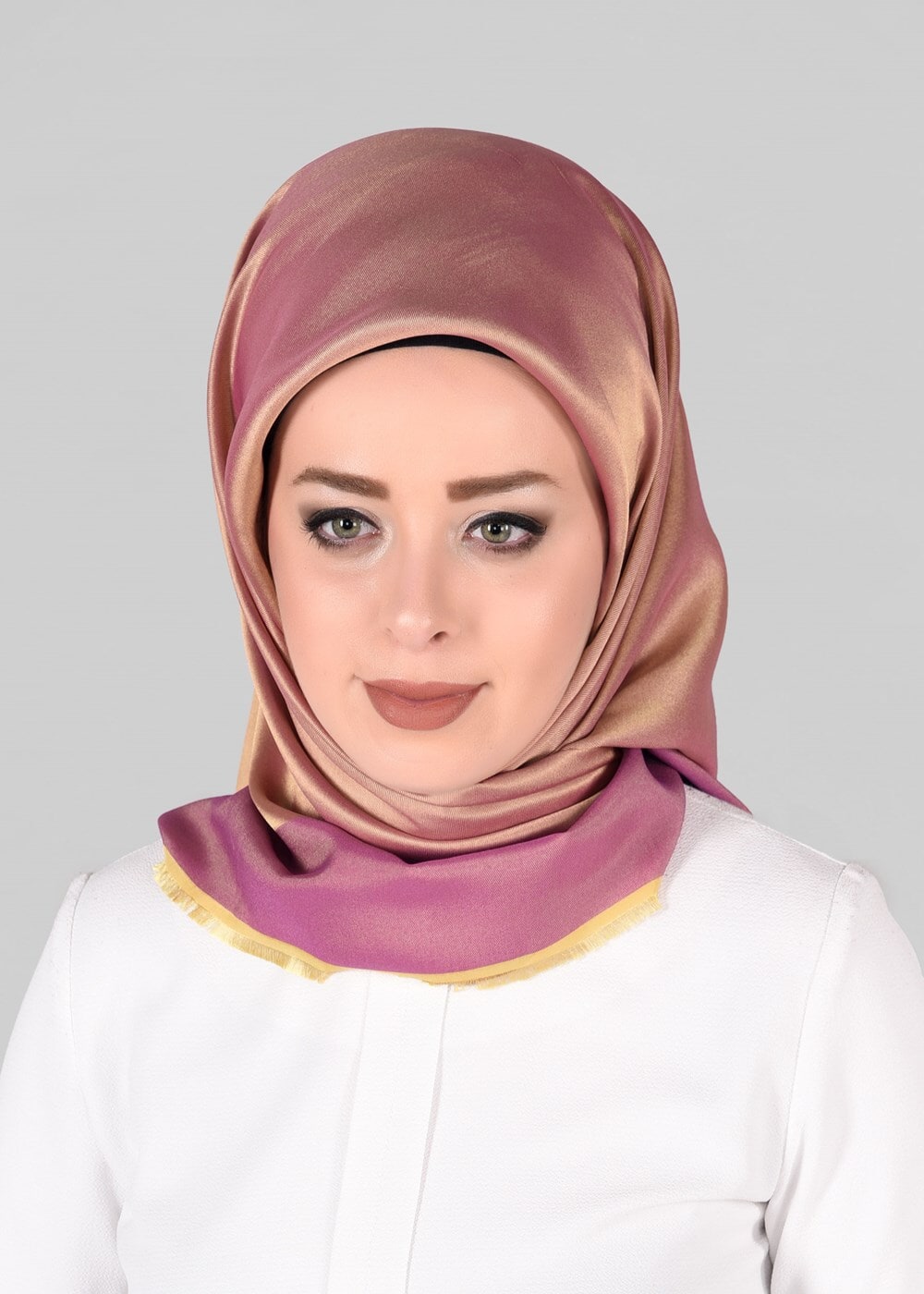 Vêtements hijab JAUNE T 74010 YASEMİN EŞARP-PİRAMİT