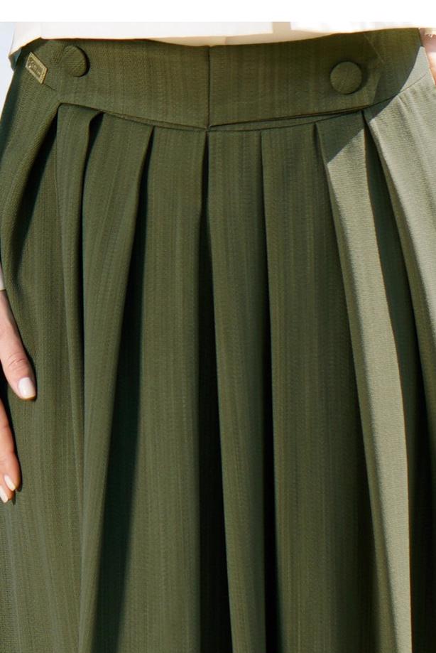 Vêtements hijab  T 0614 Işıl Lıfe-Piliseli Etek - TRENDTESETTÜR