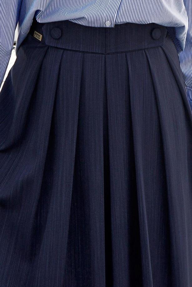 Vêtements hijab  T 0614 Işıl Lıfe-Piliseli Etek - TRENDTESETTÜR