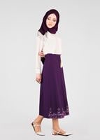 Tesettür giyim MOR T 664 Nakış Detaylı Etek- İşler Collection