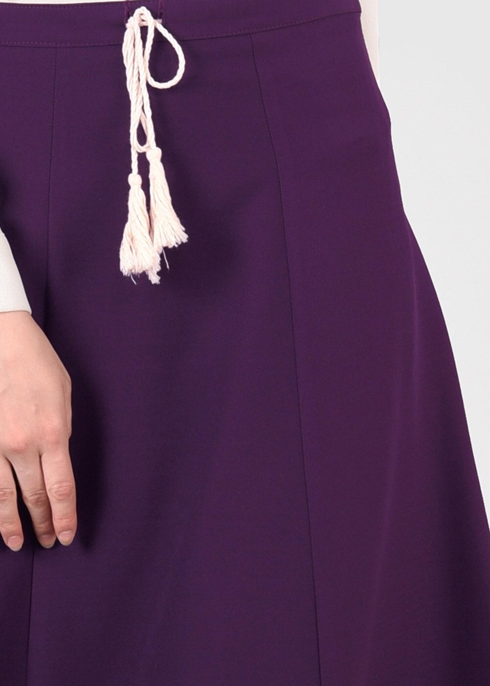 Tesettür giyim MOR T 664 Nakış Detaylı Etek- İşler Collection