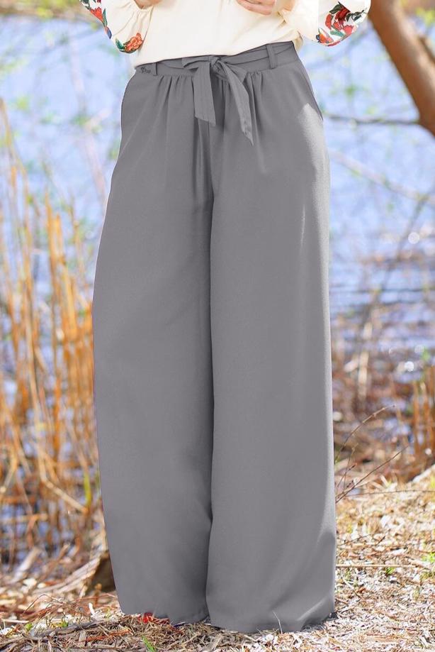 Vêtements hijab  T 6001 Işıl Lıfe-Kuşaklı Pantolon Etek - TRENDTESETTÜR