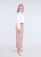 Tesettür giyim PUDRA T 6835 Sina Tesettür 6810 Etek-Alv Fashion