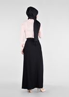 Tesettür giyim SİYAH T 6869 Ezgim Tesettür Etek-Alv Fashion