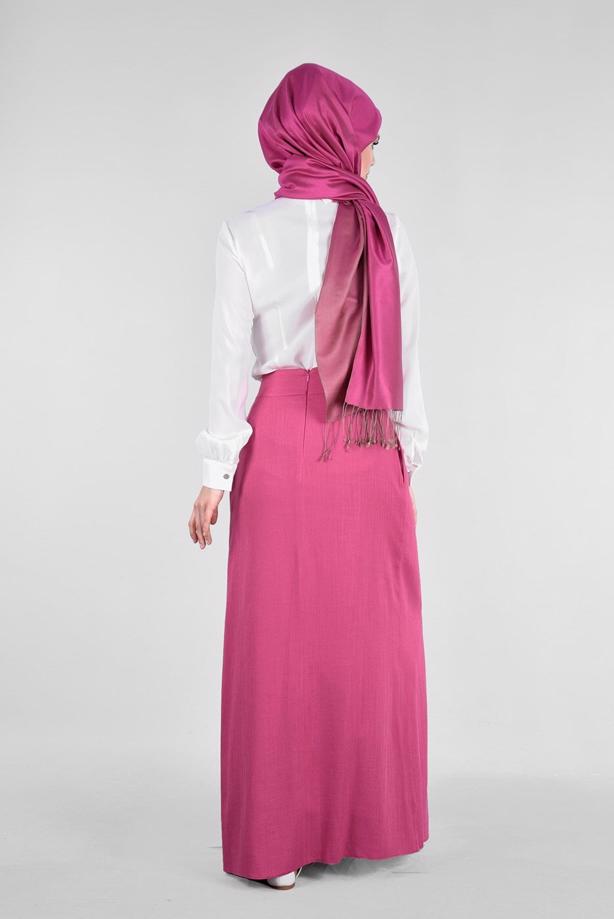 Hijab clothing  T 6869 Ezgim Tesettür Etek-Alv Fashion - TRENDTESETTÜR