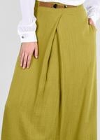 Vêtements hijab VERT T 6869 Ezgim Tesettür Etek-Alv Fashion