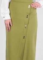 Tesettür giyim YEŞİL T 6870 43658 Tesettür Etek-Alv Fashion