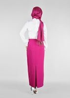 Tesettür giyim FUŞYA T 6870 43658 Tesettür Etek-Alv Fashion