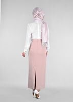 Tesettür giyim PUDRA T 6870 43658 Tesettür Etek-Alv Fashion