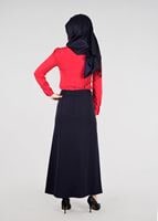 Tesettür giyim LACİVERT T 6878 Elite Tesettür 11620 Etek-Alv Fashion