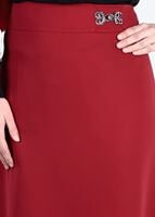 Tesettür giyim BORDO T 6878 Elite Tesettür 11620 Etek-Alv Fashion