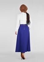 Tesettür giyim LACİVERT T 6888 Nora Tesettür Etek-Alv Fashion