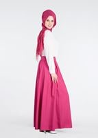 Tesettür giyim FUŞYA T 6906 Petra Tesettür Etek-Alv Fashion