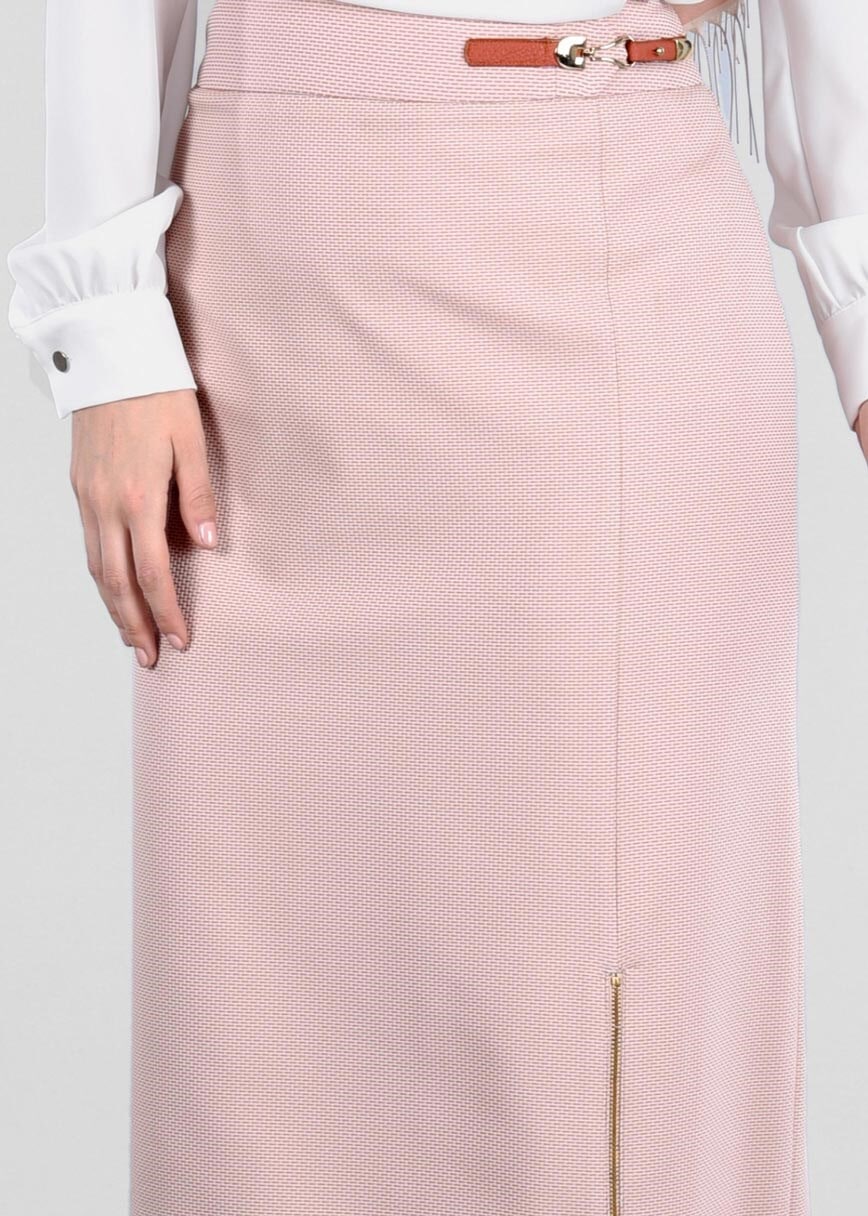 Tesettür giyim BEJ T 6907 Berta 43625 Tesettür Etek-Alv Fashion