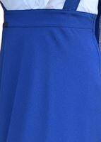 Hijab clothing NAVY BLUE T 7024 Işıl Lıfe-Güpür Detaylı Etek