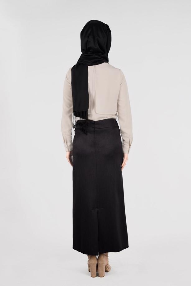 Vêtements hijab  T 8629 Dar Kesim Etek-Ers Fashion - TRENDTESETTÜR