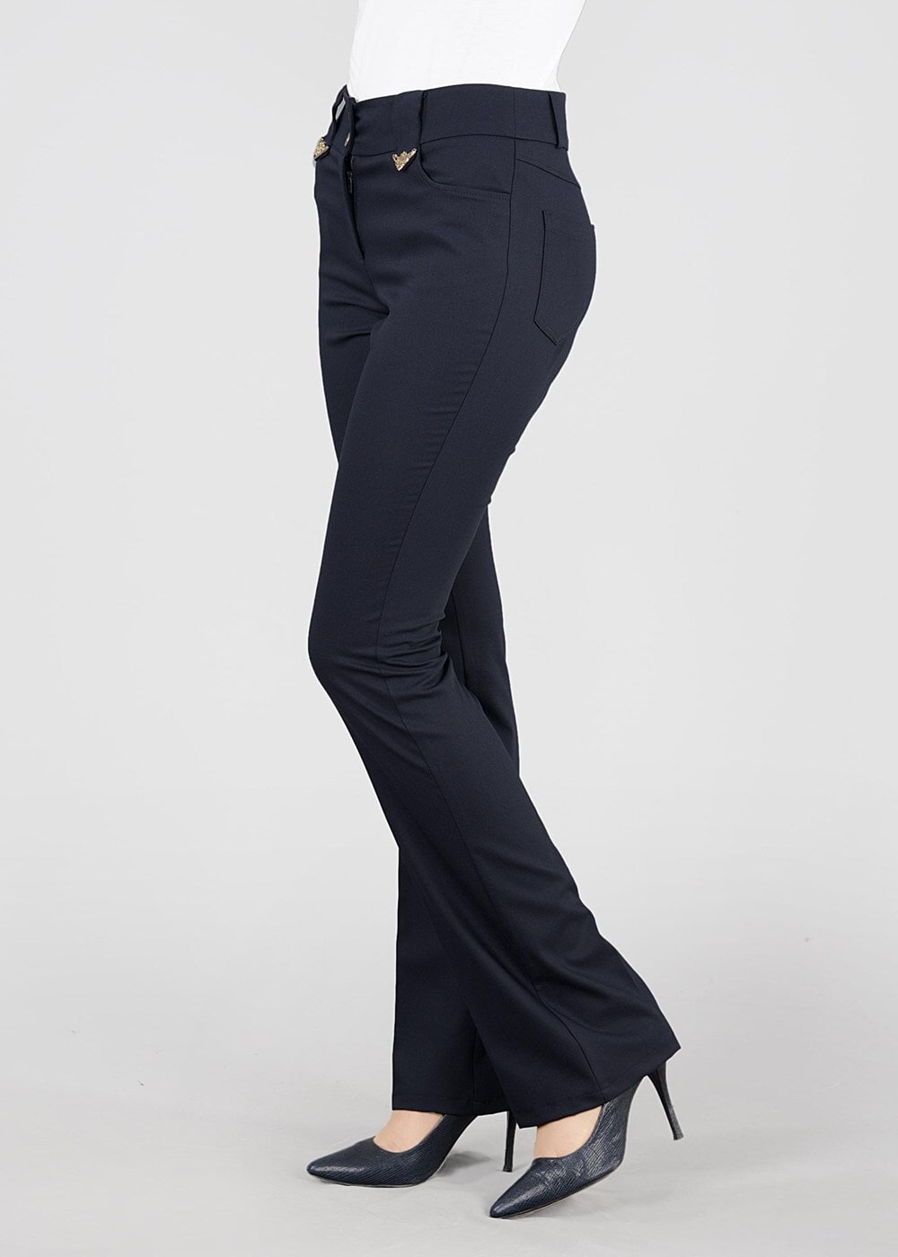 Tesettür giyim LACİVERT T 7993 Demre Pantolon -Alv Fashion