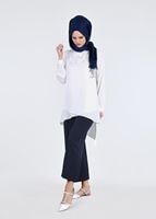 Tesettür giyim LACİVERT T 0204 Kapri Pantolon-Pr Collection