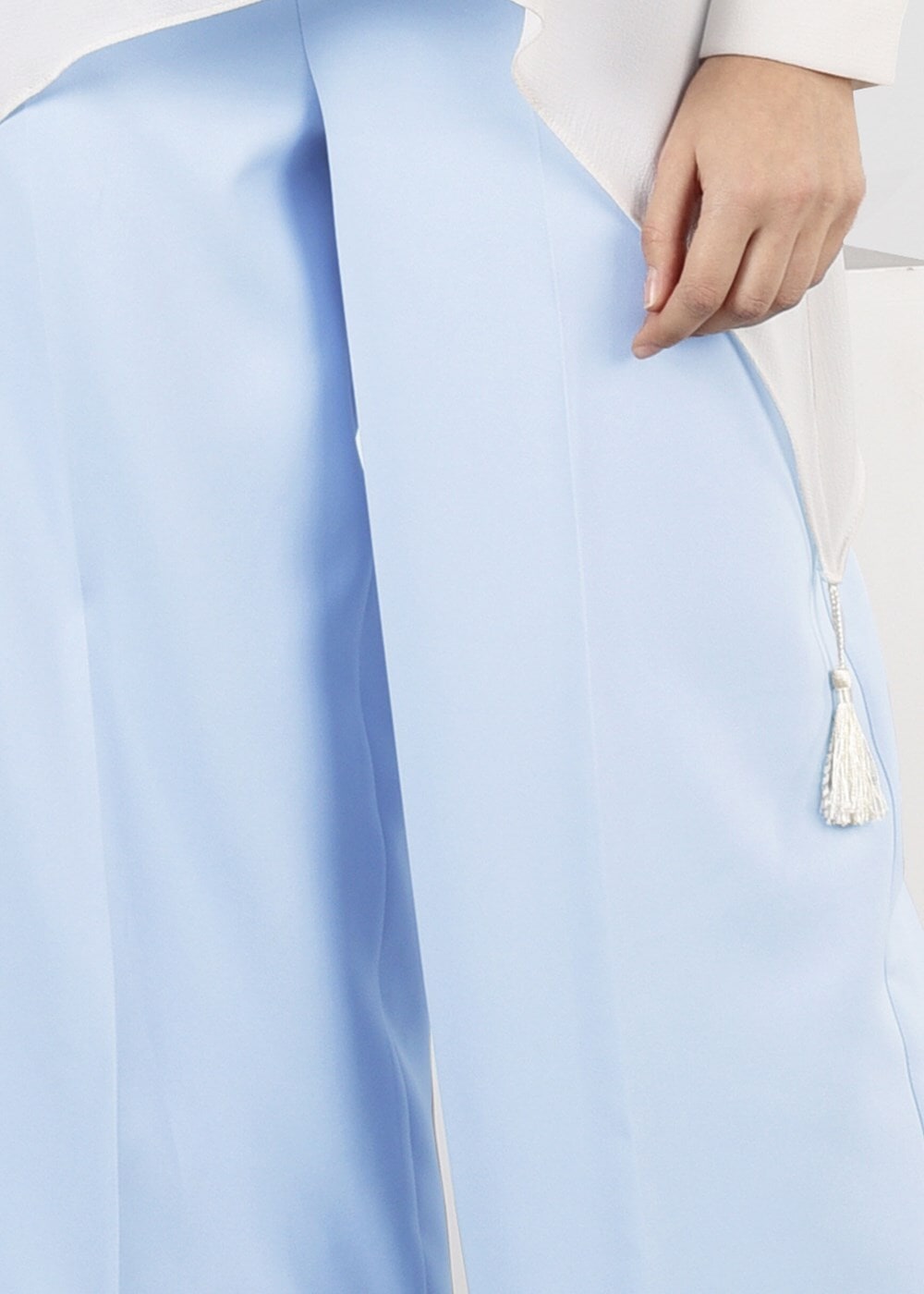 Tesettür giyim MAVİ T 0204 Kapri Pantolon-Pr Collection