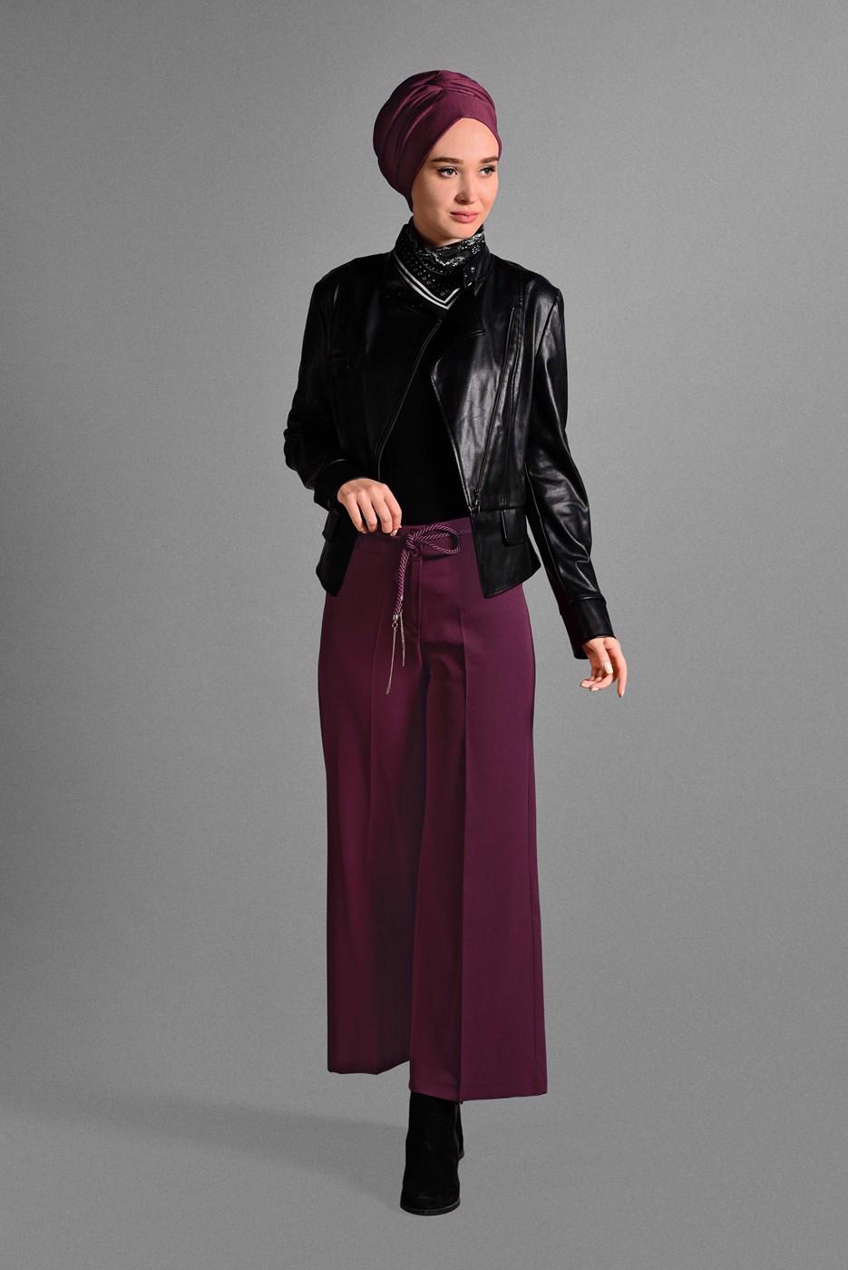 Vêtements hijab ROUGE BORDEAUX Pantalon T 1009 